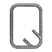 خاموت 30*25 سایز 8