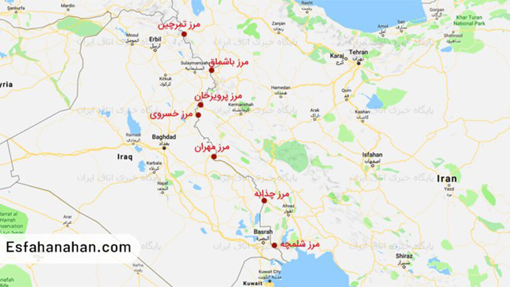 مرزهای ایران و عراق برای صادرات فولاد