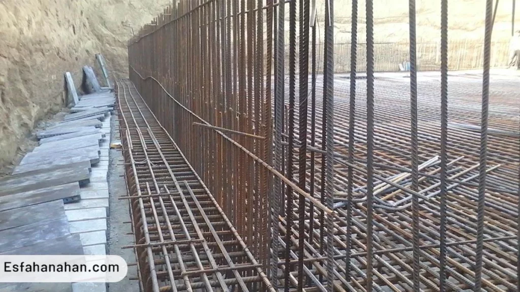 rebar laying for building